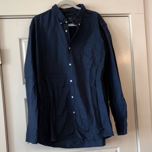 1901 Navy Casual Button Down Shirt